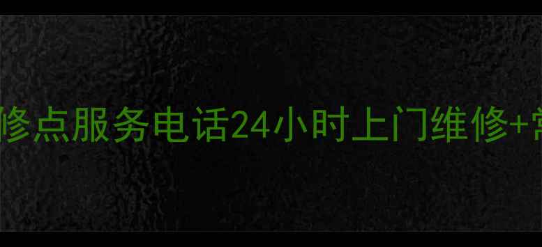 图片 三洋洗衣机特约维修点服务电话24小时上门维修+常见故障处理指南1