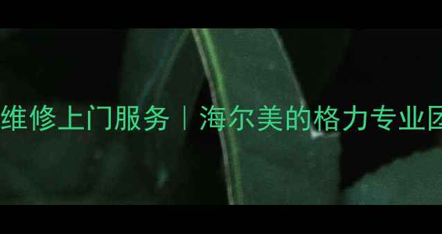 图片 大兴区家电清洗维修上门服务｜海尔美的格力专业团队24小时响应2