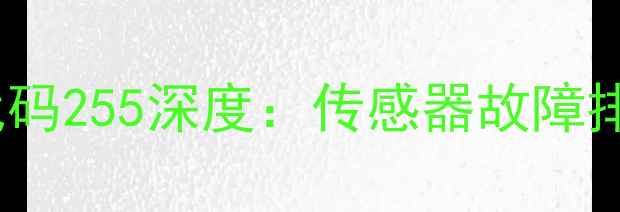 图片 容声冰箱E1故障代码255深度：传感器故障排查与维修全流程2