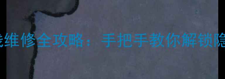 图片 杂牌21英寸电视进入总线维修全攻略：手把手教你解锁隐藏功能（附图文详解）2