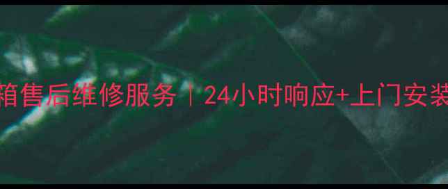 图片 杭州新飞冰箱售后维修服务｜24小时响应+上门安装+质保无忧2