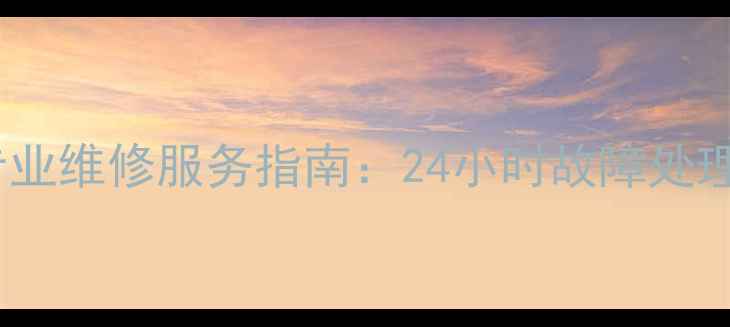 图片 杭州能率热水器专业维修服务指南：24小时故障处理+预防保养全攻略