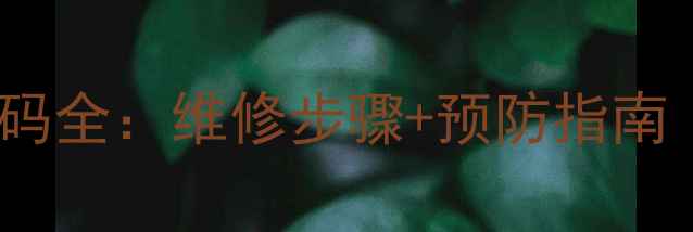 图片 格力多联机C0故障代码全：维修步骤+预防指南（附官方解决方案）1