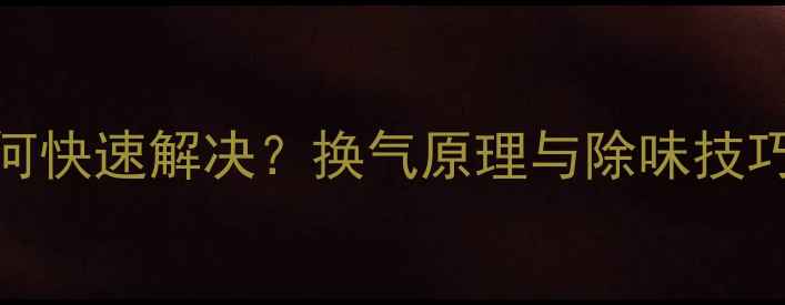 图片 格力空调异味如何快速解决？换气原理与除味技巧（附清洁指南）