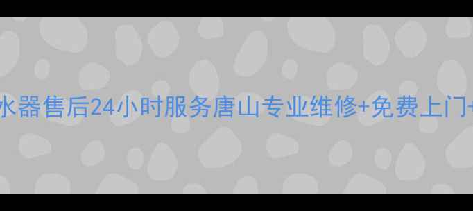 图片 比德斯热水器售后24小时服务唐山专业维修+免费上门+质保无忧