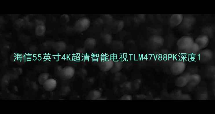 图片 海信55英寸4K超清智能电视TLM47V88PK深度1