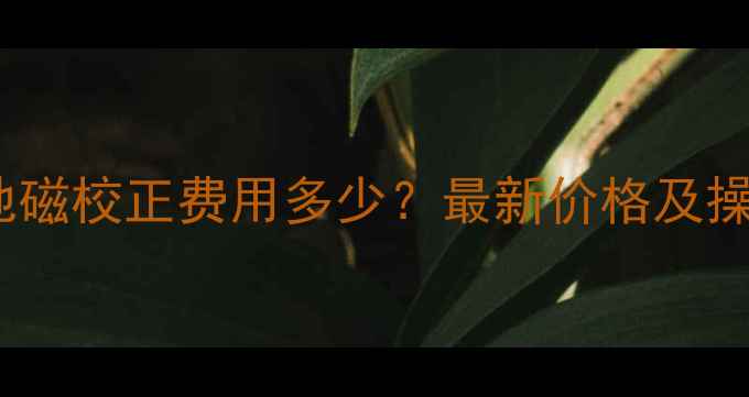 图片 海尔电视地磁校正费用多少？最新价格及操作指南全1