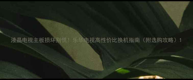 图片 液晶电视主板损坏别慌！乐华电视高性价比换机指南（附选购攻略）1