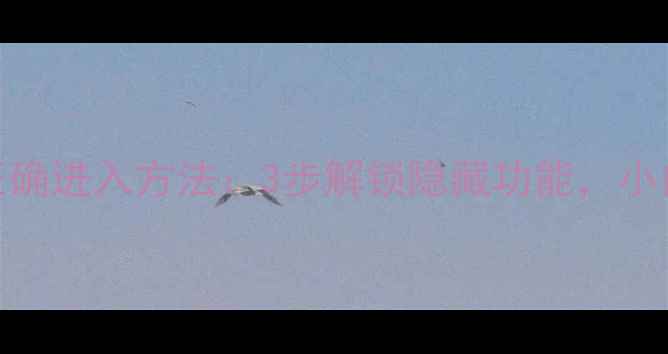 图片 液晶电视机总线的正确进入方法：3步解锁隐藏功能，小白也能轻松掌握！🔧