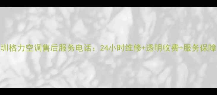 图片 深圳格力空调售后服务电话：24小时维修+透明收费+服务保障全