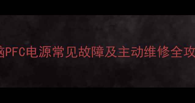 图片 电脑PFC电源常见故障及主动维修全攻略2