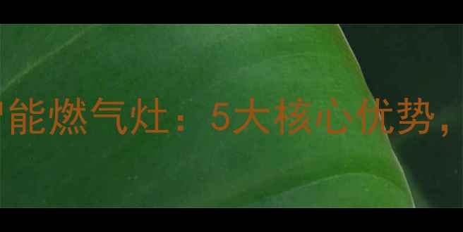 图片 科朗RM2008华夏星款智能燃气灶：5大核心优势，安全高效烹饪新体验1