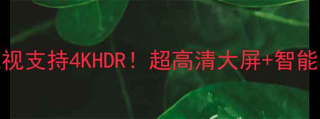 图片 长虹LT32719电视支持4KHDR！超高清大屏+智能系统深度测评1