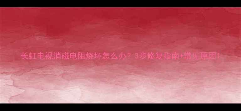 图片 长虹电视消磁电阻烧坏怎么办？3步修复指南+常见原因1